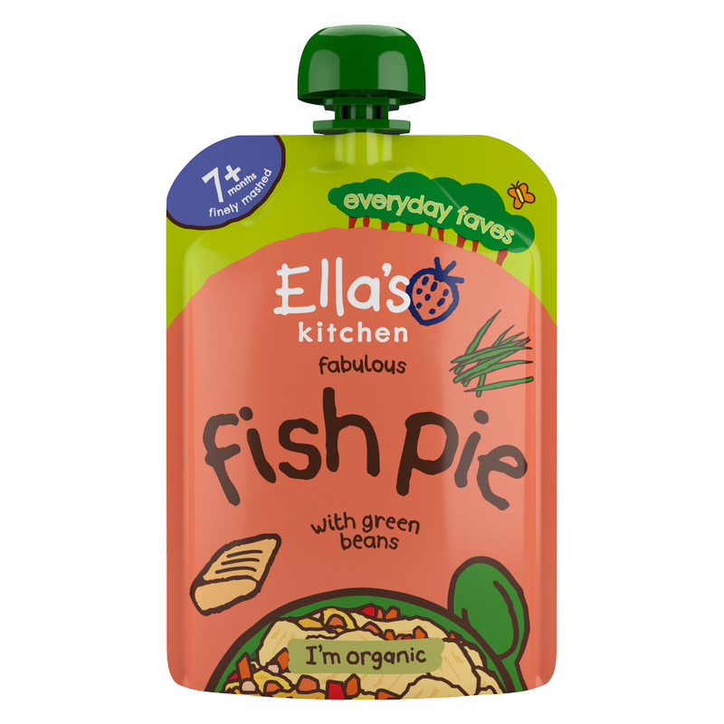 Ella's Kitchen Fabulous Fish Pie with Green Beans 7m+, 130g