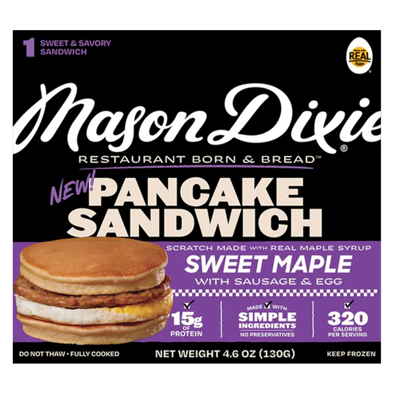 Mason Dixie Pancake Sandwich with Sausage & Egg 1ct. 