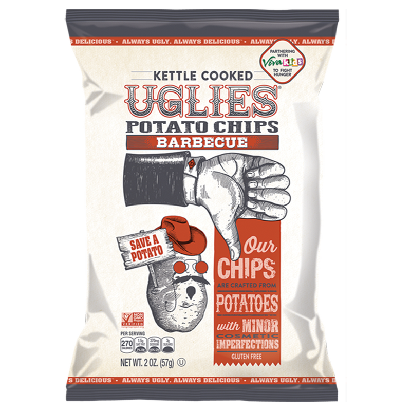 Uglies Kettle Cooked Barbecue Potato Chips 2oz
