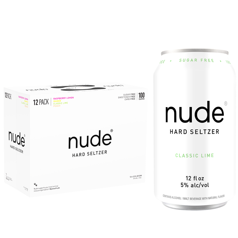 Nude Hard Seltzer Variety 12pk 12oz Can 5.0% ABV