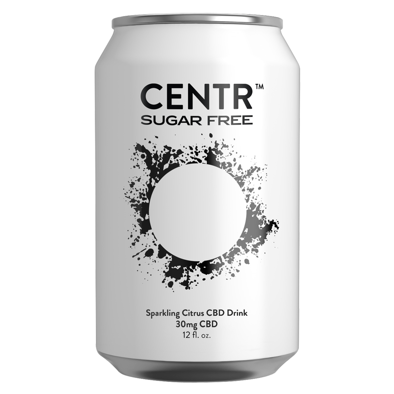 CENTR Sparkling Citrus Sugar-Free 30mg CBD Drink 12oz Can