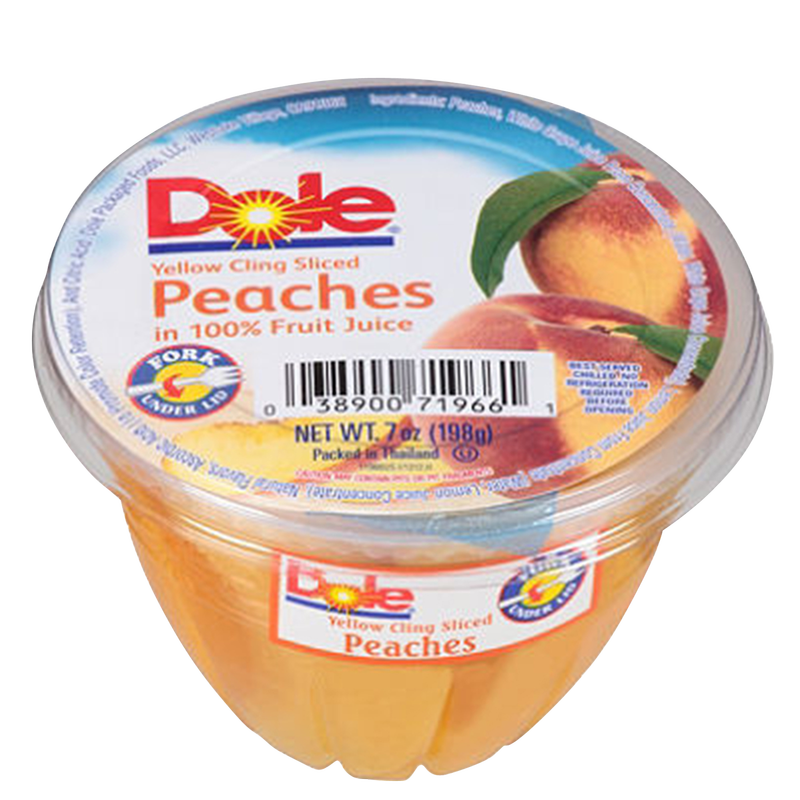 Dole Fruit Cup Peaches 7oz