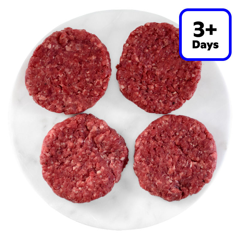 4 Beef Steak Quarter Pounder Burgers with Bacon, 4 x  113g