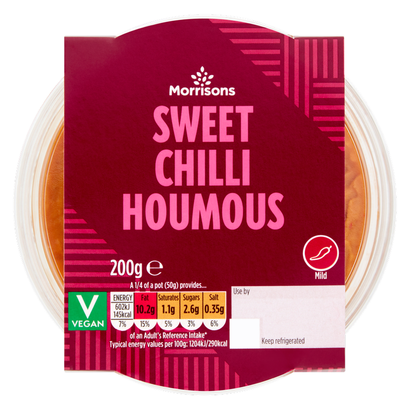 Morrisons Sweet Chilli Houmous, 200g