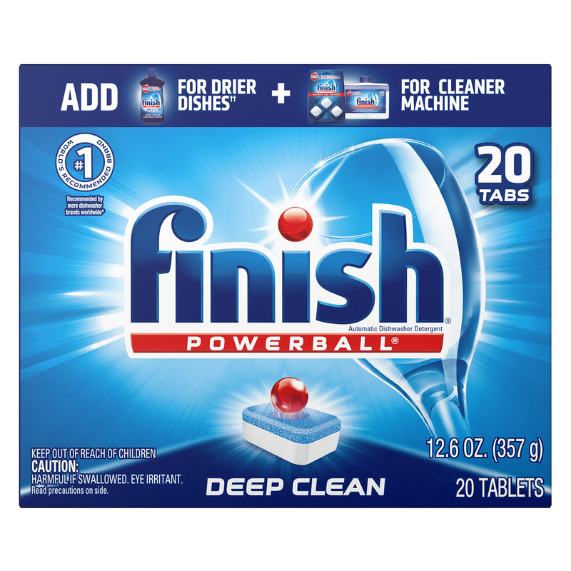 Finish Powerball Fresh Scent Dishwasher Detergent Tabs 20ct