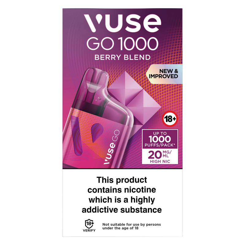 Vuse Go 1000 Box Berry Blend 20mg/ml, 2ml