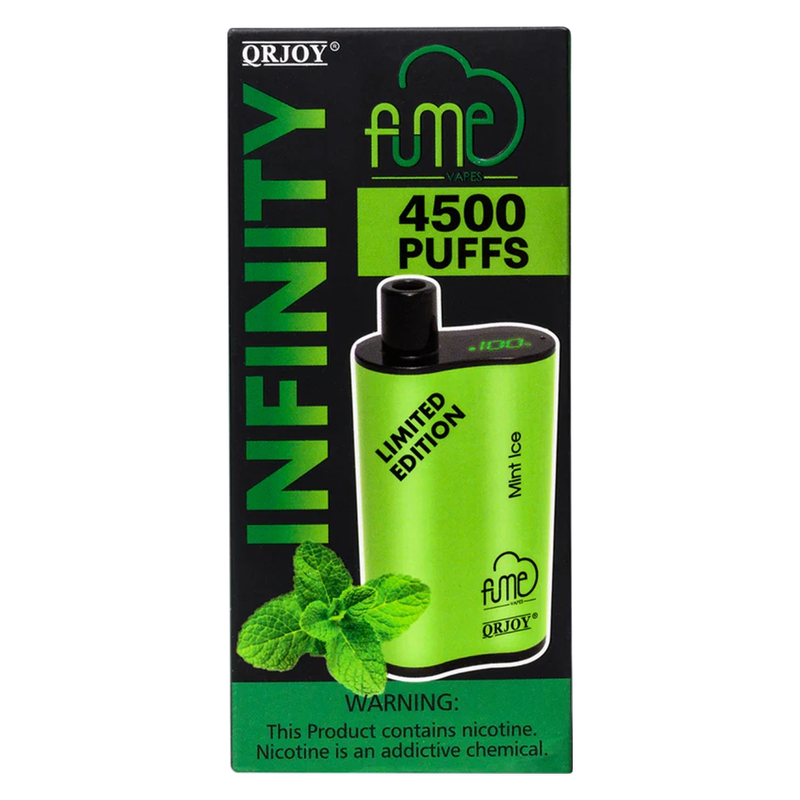 Fume Infinity Mint Ice Disposable Vaporizer, 4500 Puffs