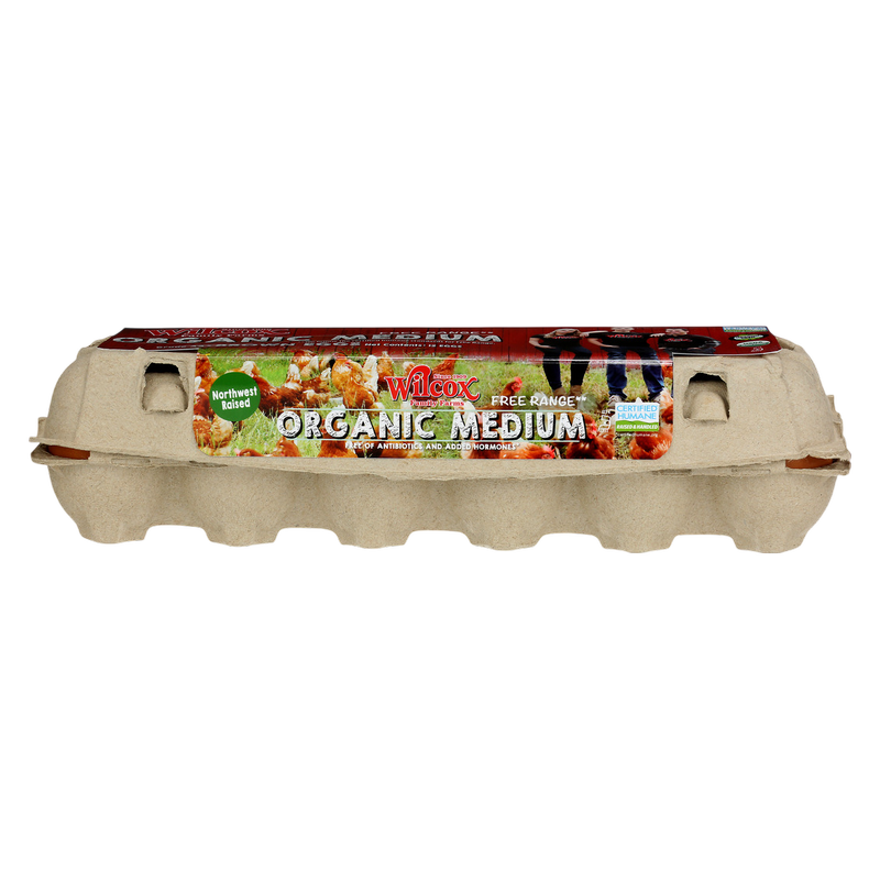 Wilcox Farms Free Range Medium Brown Eggs -12ct 