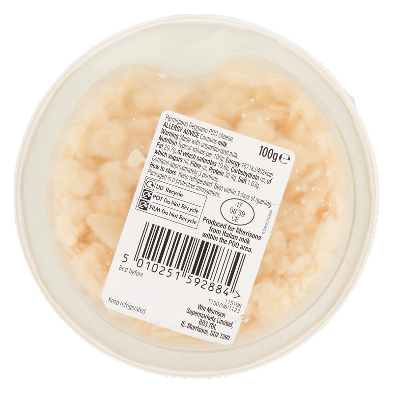 Morrisons Parmigiano Reggiano Shavings, 100g
