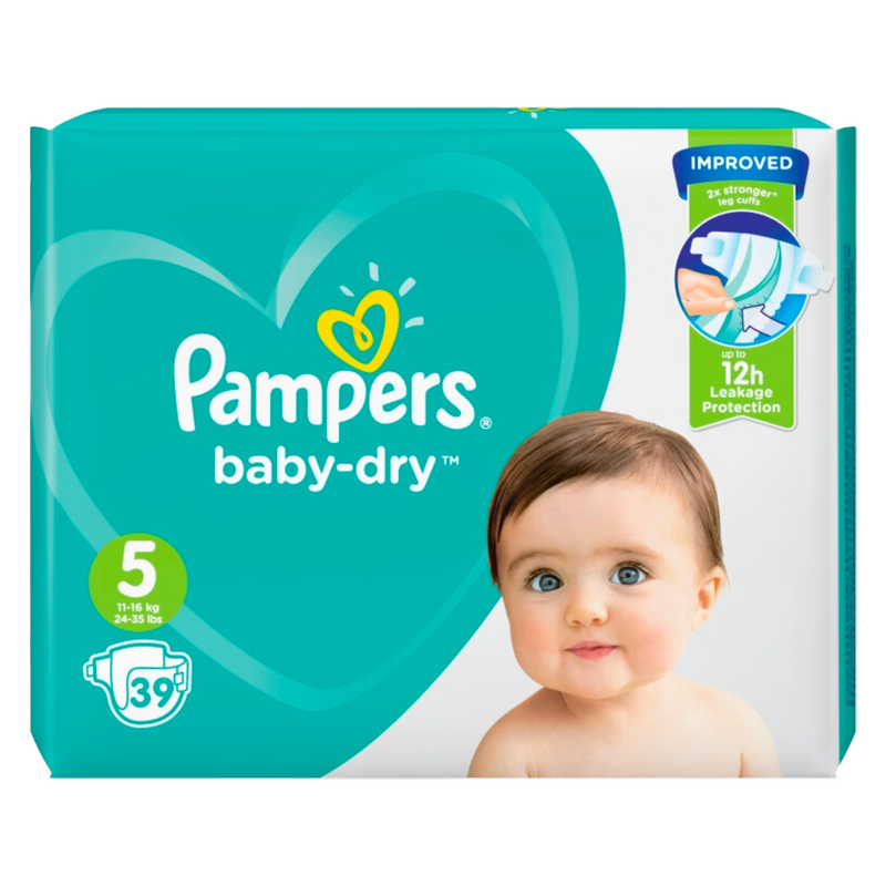 Pampers Baby-Dry Size 5, 39pcs