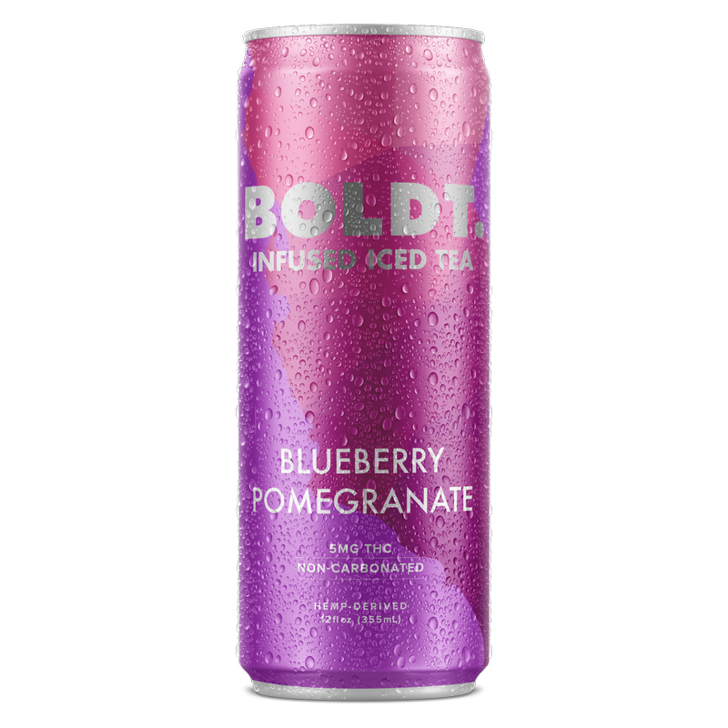 Boldt THC 5mg Blueberry Pomegranate Tea 4pk 12oz Can