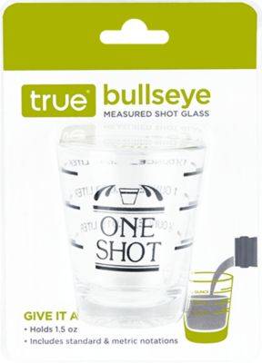 Bullseye Measured Shot Glass