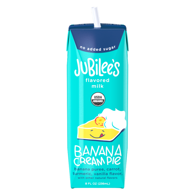 Jubilee's Organic Banana Cream Pie Protein Milk 8oz Ctn