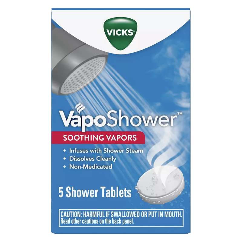Vicks VapoShower, Dissolvable Shower Tablets, 5ct