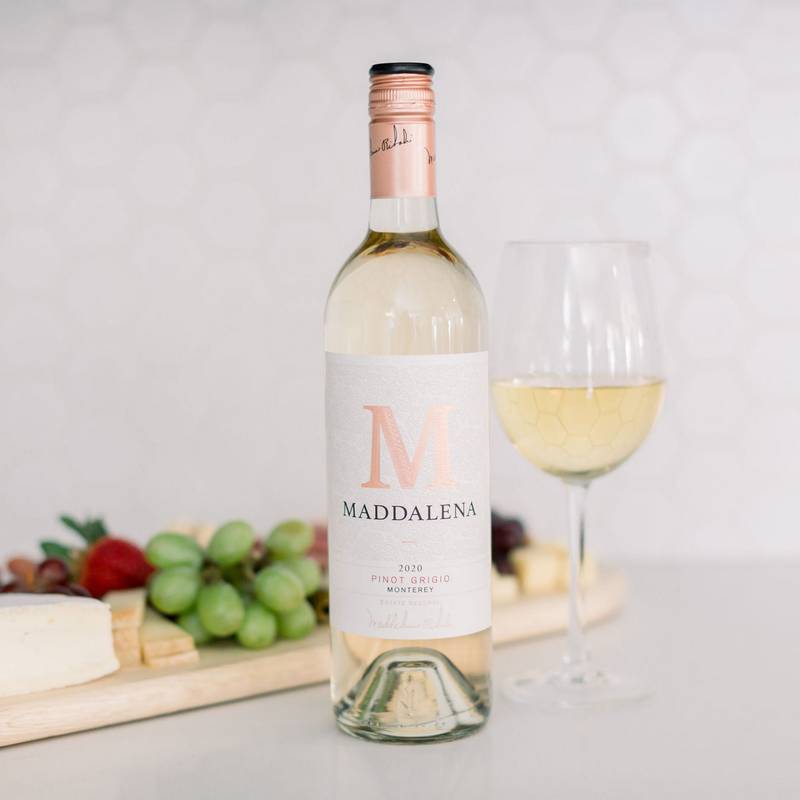 Maddalena Monterey Pinot Grigio White Wine 750 ml