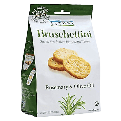 Asturi Bruschettini Rosemary & Olive Oil Bruschetta Toasts 4.2oz