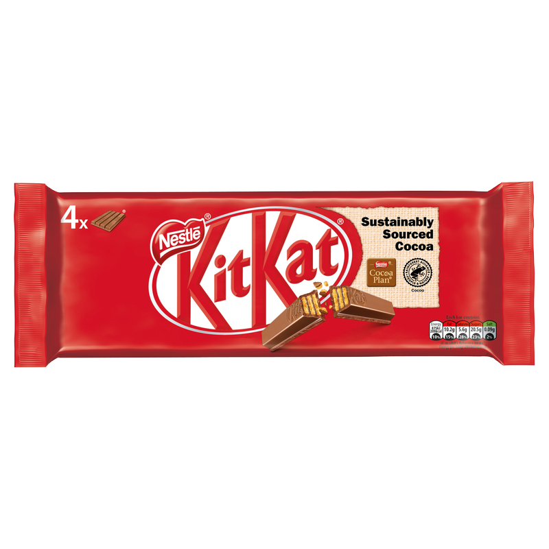 KitKat 4 Finger Bar, 4 x 41.5g