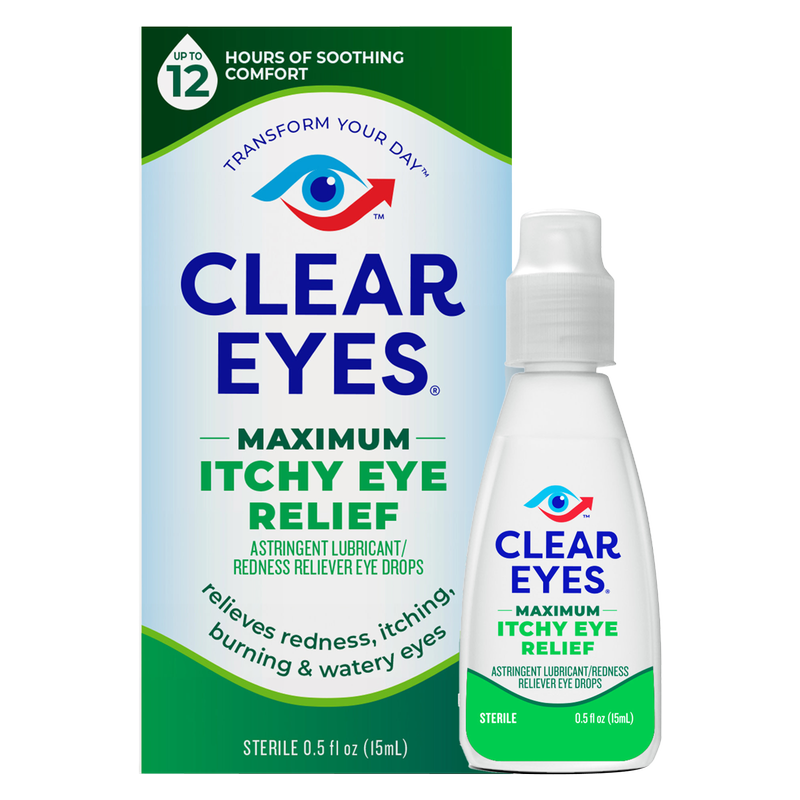 Clear Eyes Maximum Itchy Eye Relief Eye Drops 0.5oz