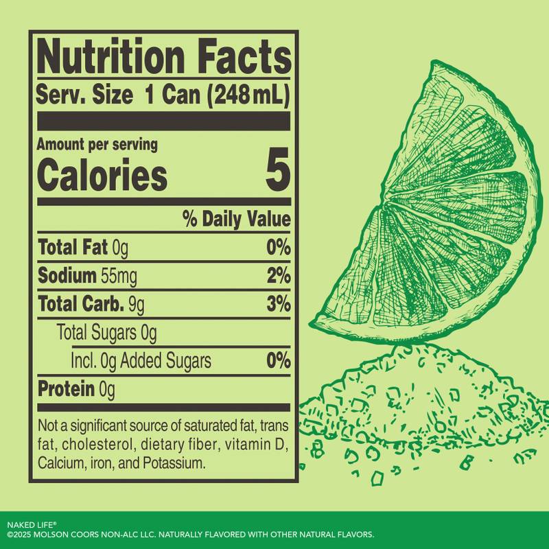 Naked Life Non-Alcoholic Margarita 4pk 8.4oz Can