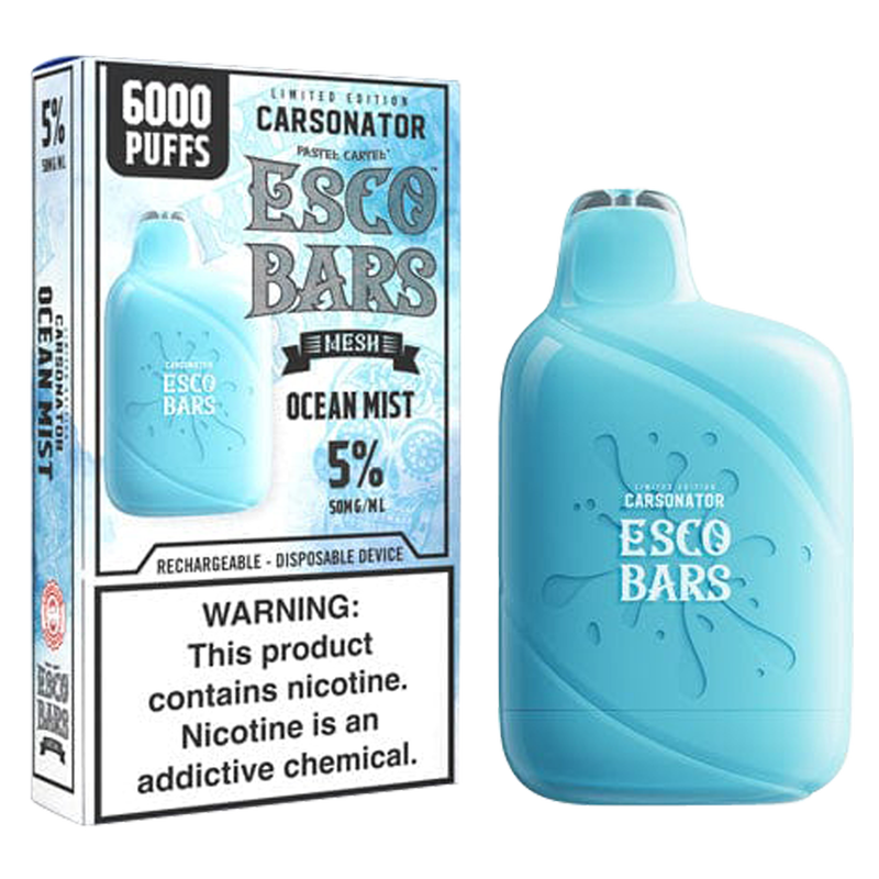 Esco Bars Ocean Mist Disposable Vape 6000 Puff