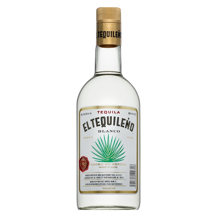 El Tequileno Tequila Blanco 750ml Bottle