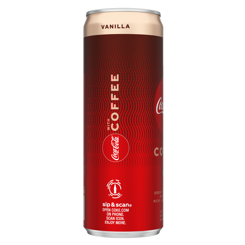Coca-Cola with Coffee Vanilla 12oz Can