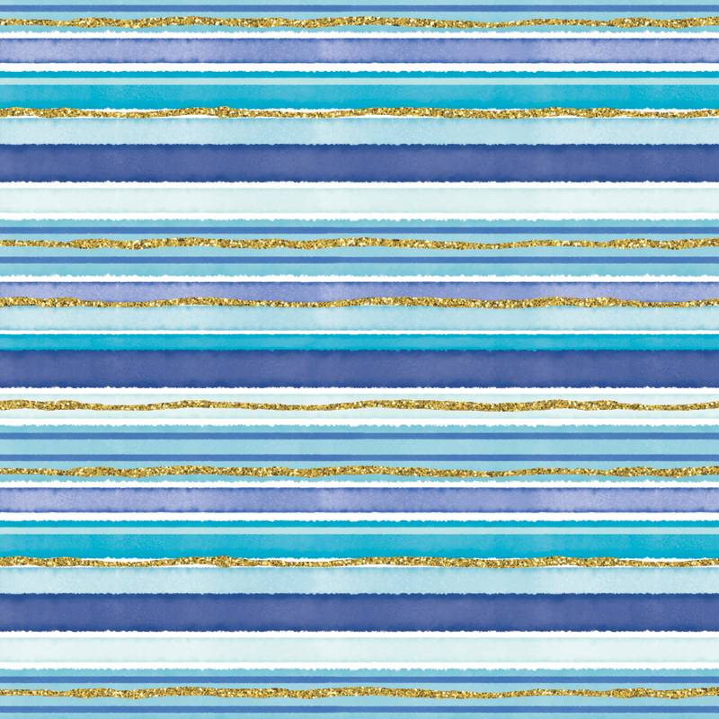 Blue Stripes Gift Wrapping Paper 8ft