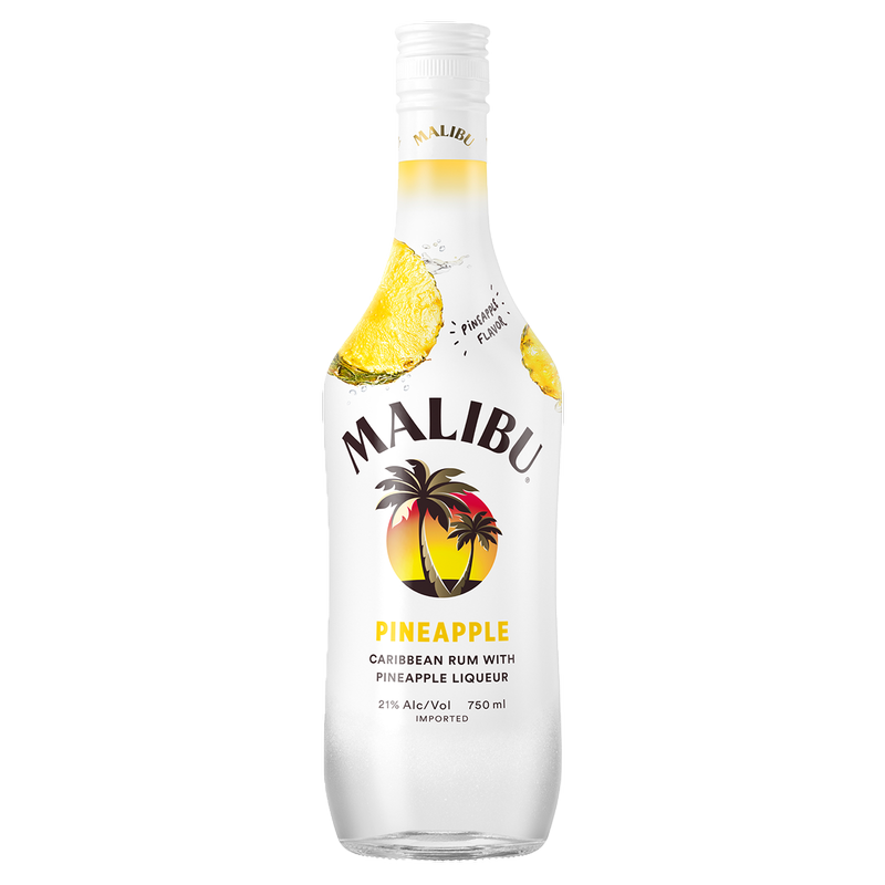 Malibu Pineapple Rum 750ml (42 Proof)