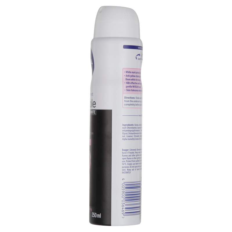Nivea Women Black & White Spray Deodorant, 250ml