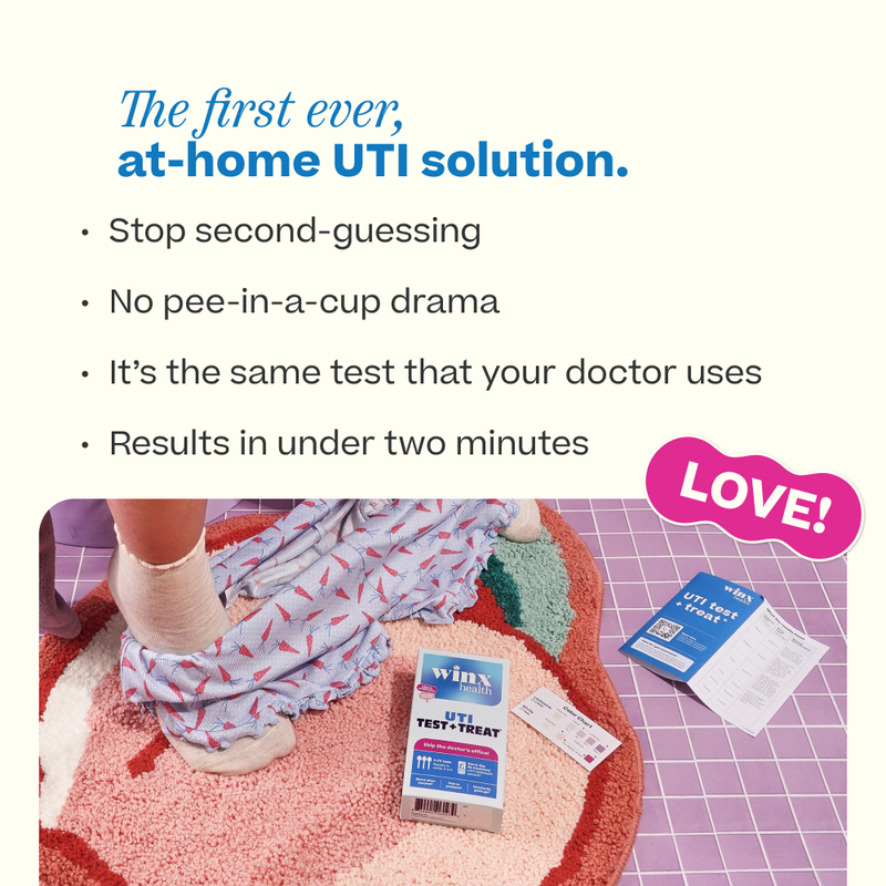 Winx UTI Test + Treat, Instant Results + Rx Access