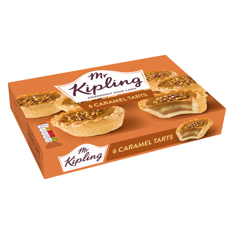 Mr Kipling Caramel Tarts, 6pcs