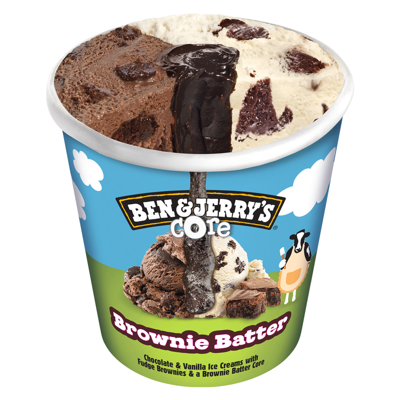 Ben & Jerry's Brownie Batter Core Ice Cream Pint
