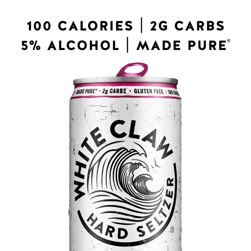 White Claw Black Cherry 12pk 12oz Can 5.0% ABV