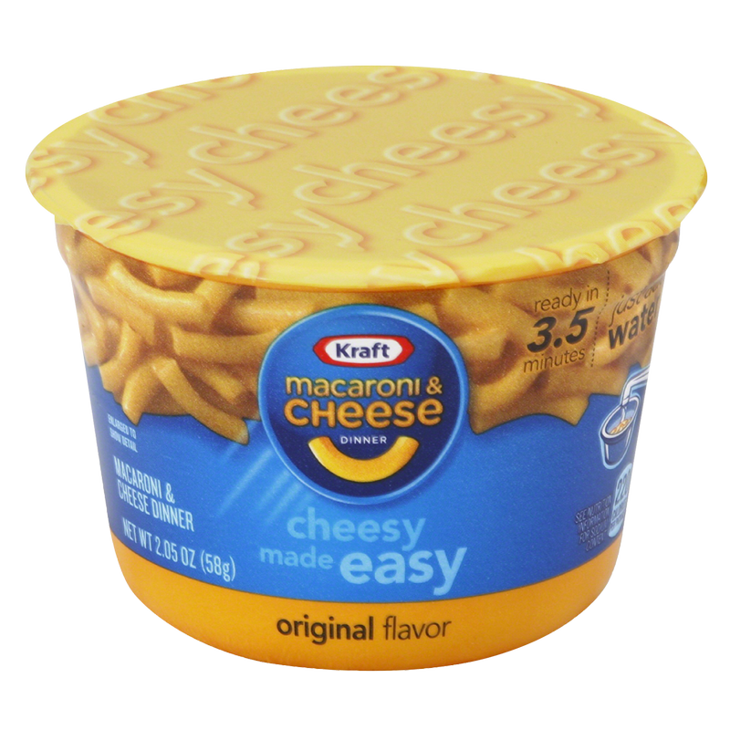 Kraft Original Macaroni & Cheese Microwavable Cup 2.5oz