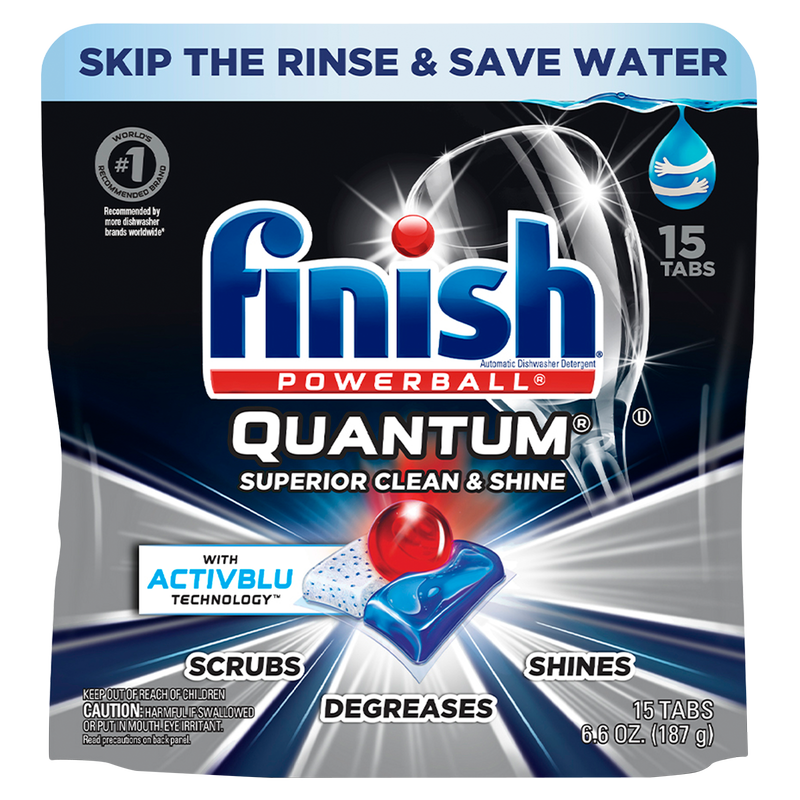 Finish Quantum Dishwasher Tabs 15 ct.