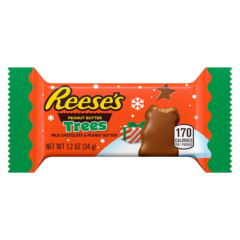 Reese's Milk Chocolate Peanut Butter Trees Standard Bar, 1.2 oz