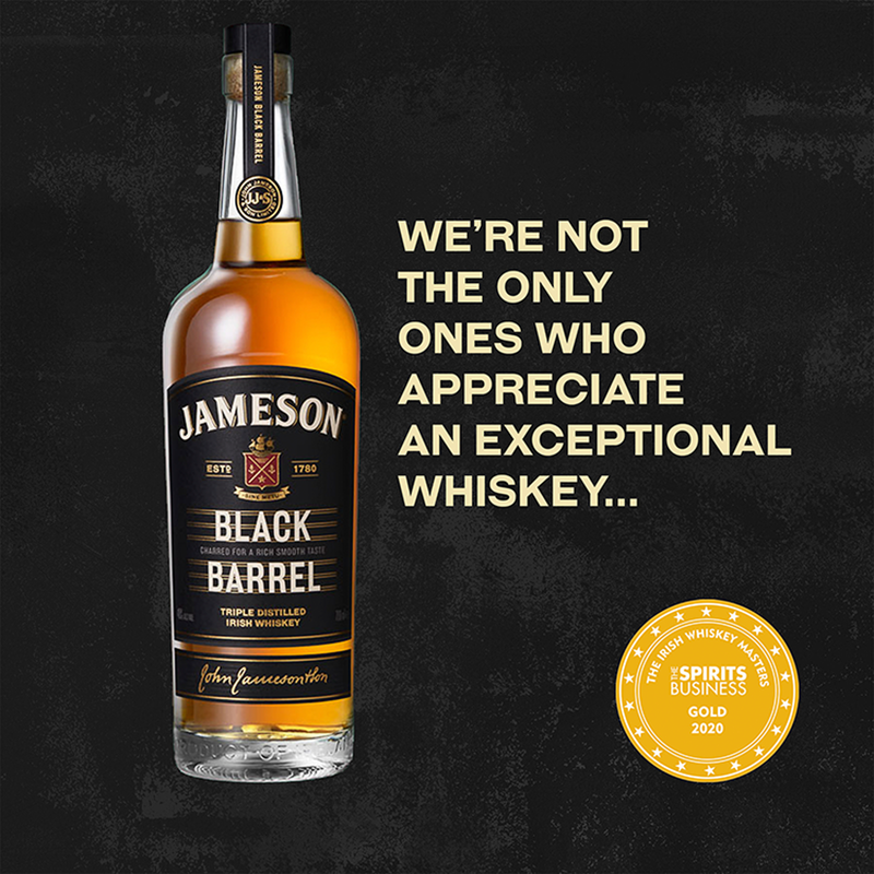 Jameson Black Barrel Irish Whiskey, 70cl