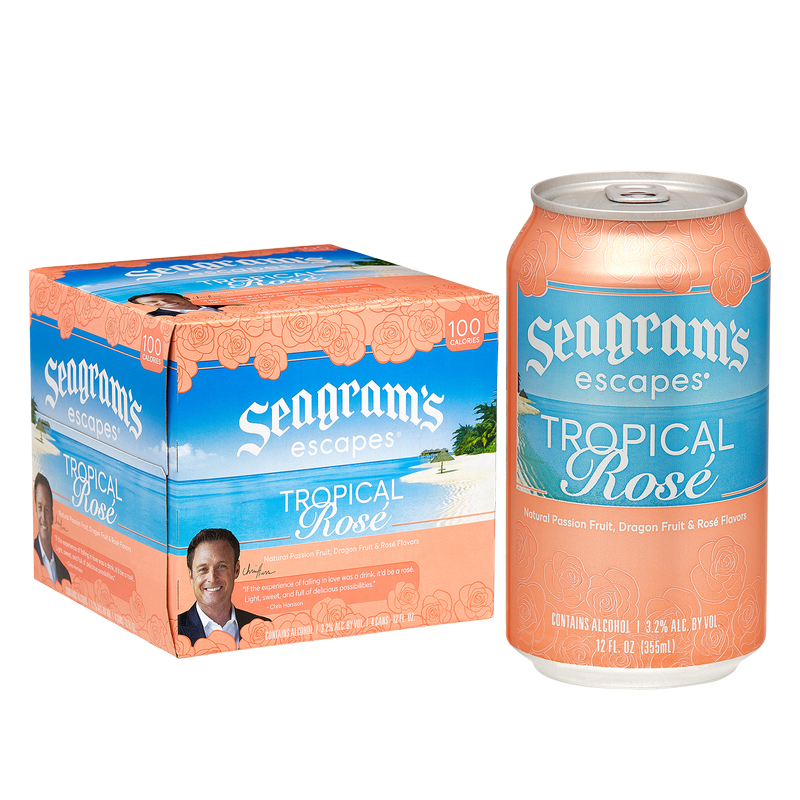 Seagram's Escapes Rose 4pk 12oz Can 3.2% ABV