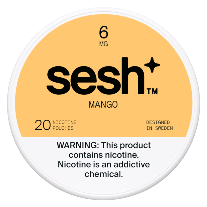 Sesh+ Mango Nicotine Pouch, 6mg