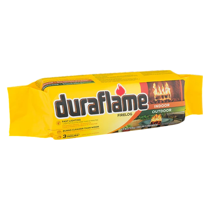 Duraflame Indoor/Outdoor Log for Fireplace & Fire Pit, 3-Hour Burn