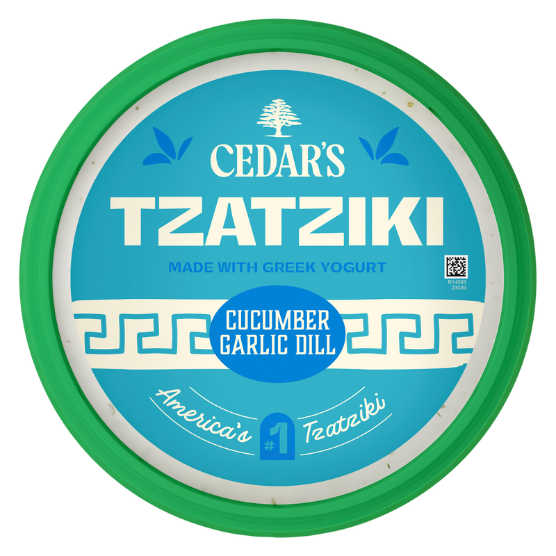 Tzatziki Cedar's de pepino, ajo y eneldo 12 oz