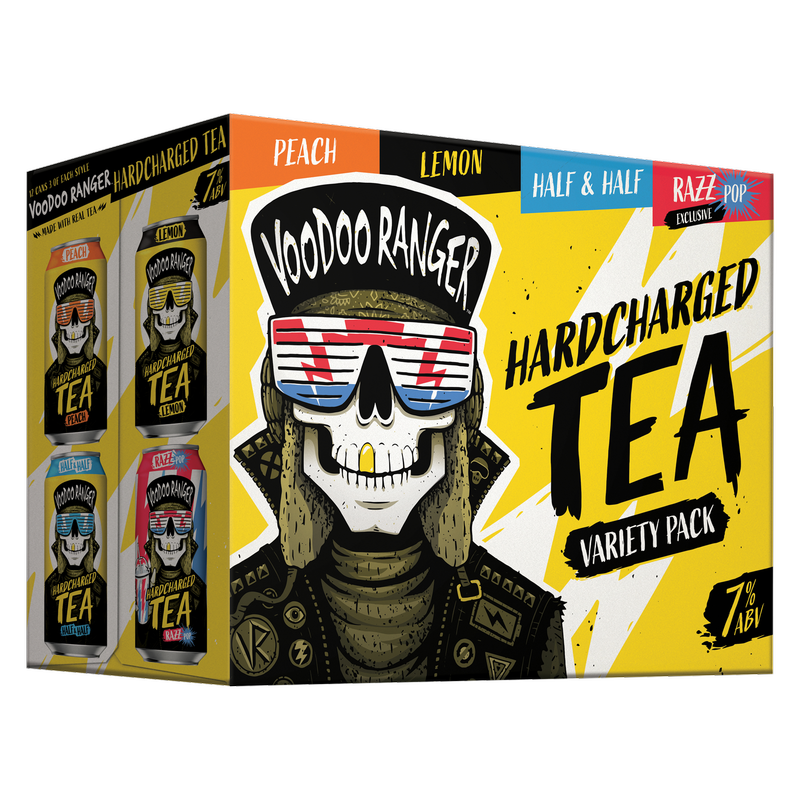 New Belgium Voodoo Ranger Hardcharged Tea Variety 12pk 12oz Can 7.0% ABV