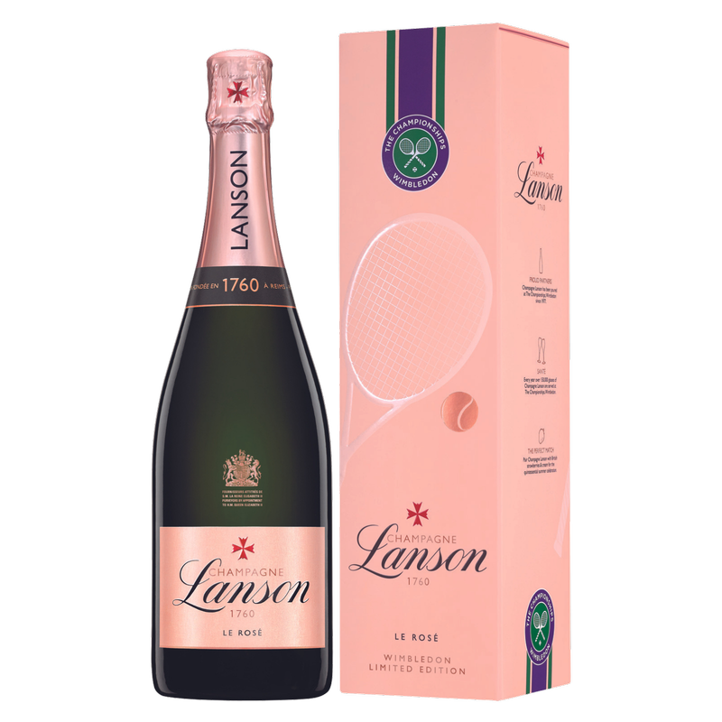 Lanson Le Rosé Wimbledon Giftbox, 75cl