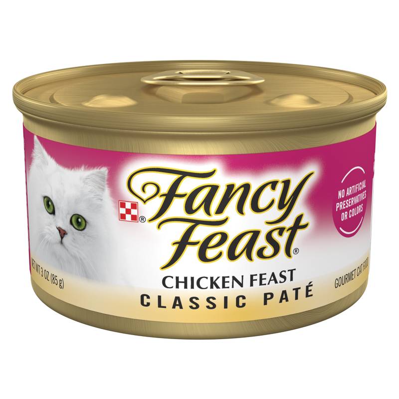 Fancy Feast Chicken Feast Classic Pate Cat Food 3oz