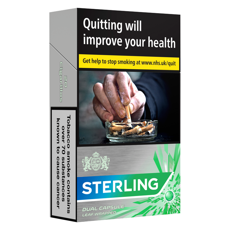 Sterling Dual Capsule Leaf Wrapped Cigarillos, 20pcs