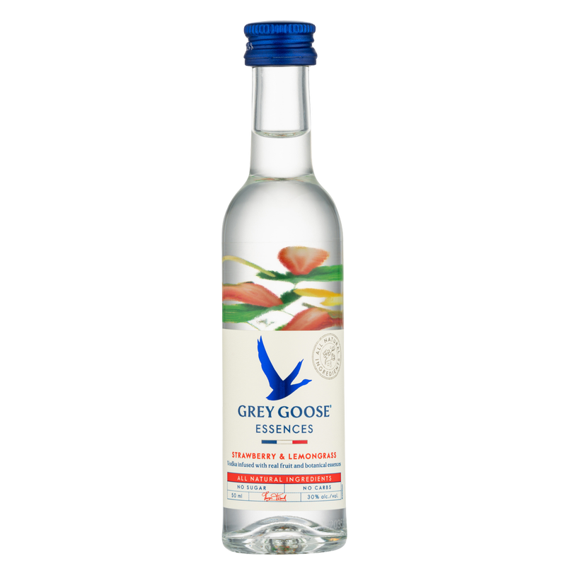 Grey Goose Essences Strawberry & Lemongrass Vodka 50ml (60 Proof)