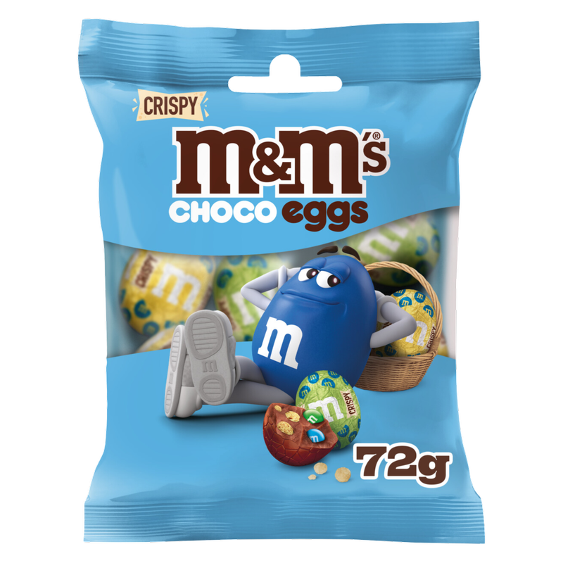 M&M's Crispy Mini Eggs Bag, 72g