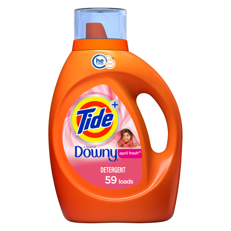 Tide Liquid Laundry Detergent with a Touch of Downy April Fresh Scent HE Compatible 92oz