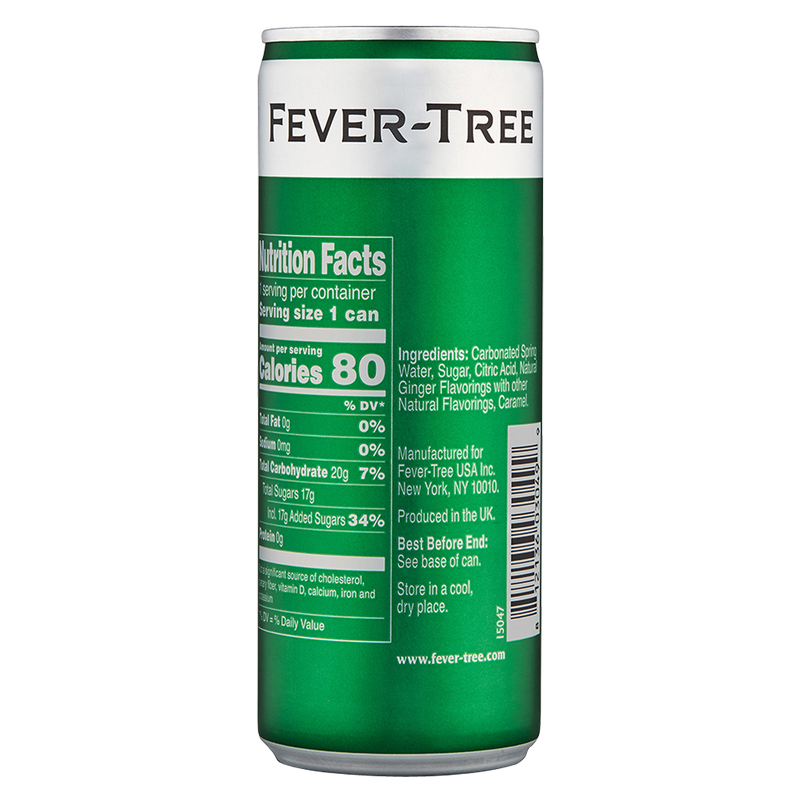 Fever-Tree Ginger Ale 250ml 6pk