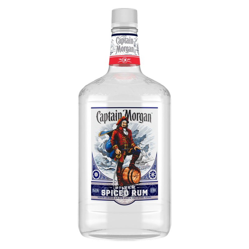Captain Morgan Silver Spiced Rum 1.75L (70 proof)